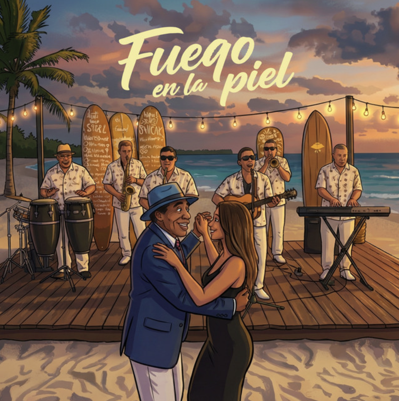 Fuego En La Piel by Groove Addiction — official cover artwork
